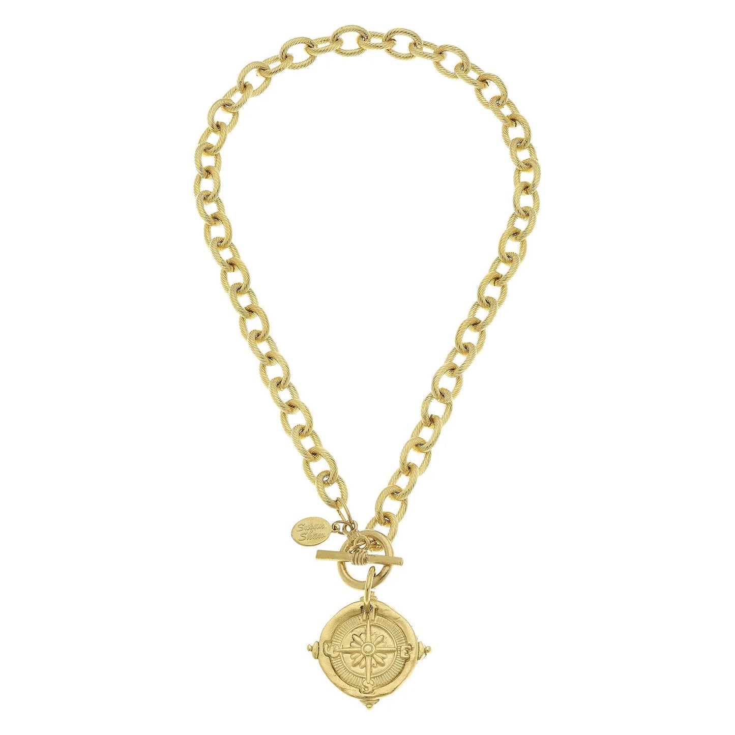 Compass Toggle Necklace