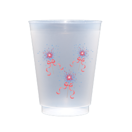 All American Sparklers Shatterproof Cup | Set of 8, 16 oz