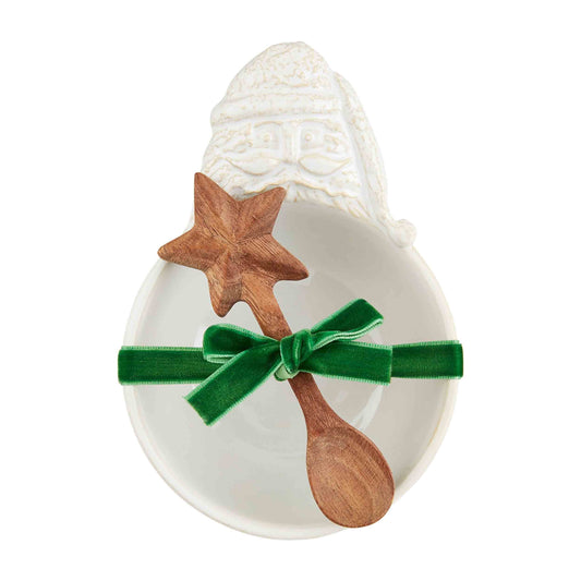 White Christmas Candy Bowl