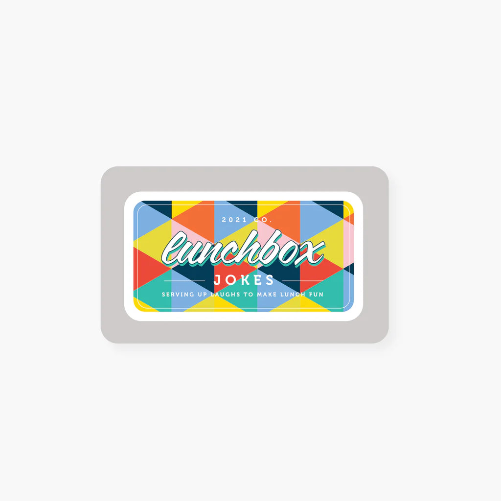 Lunchbox Jokes | Set of 24 Note Cards in Metal Tin