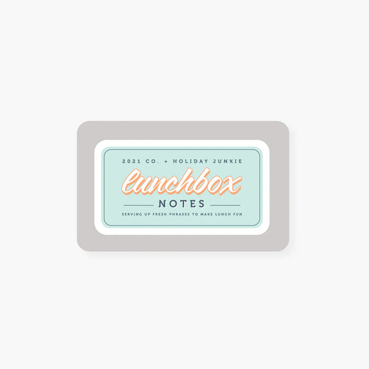2021 Co. x Holiday Junkie Everyday Lunchbox Notes