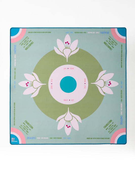 Sage Lotus Mahjong Mat