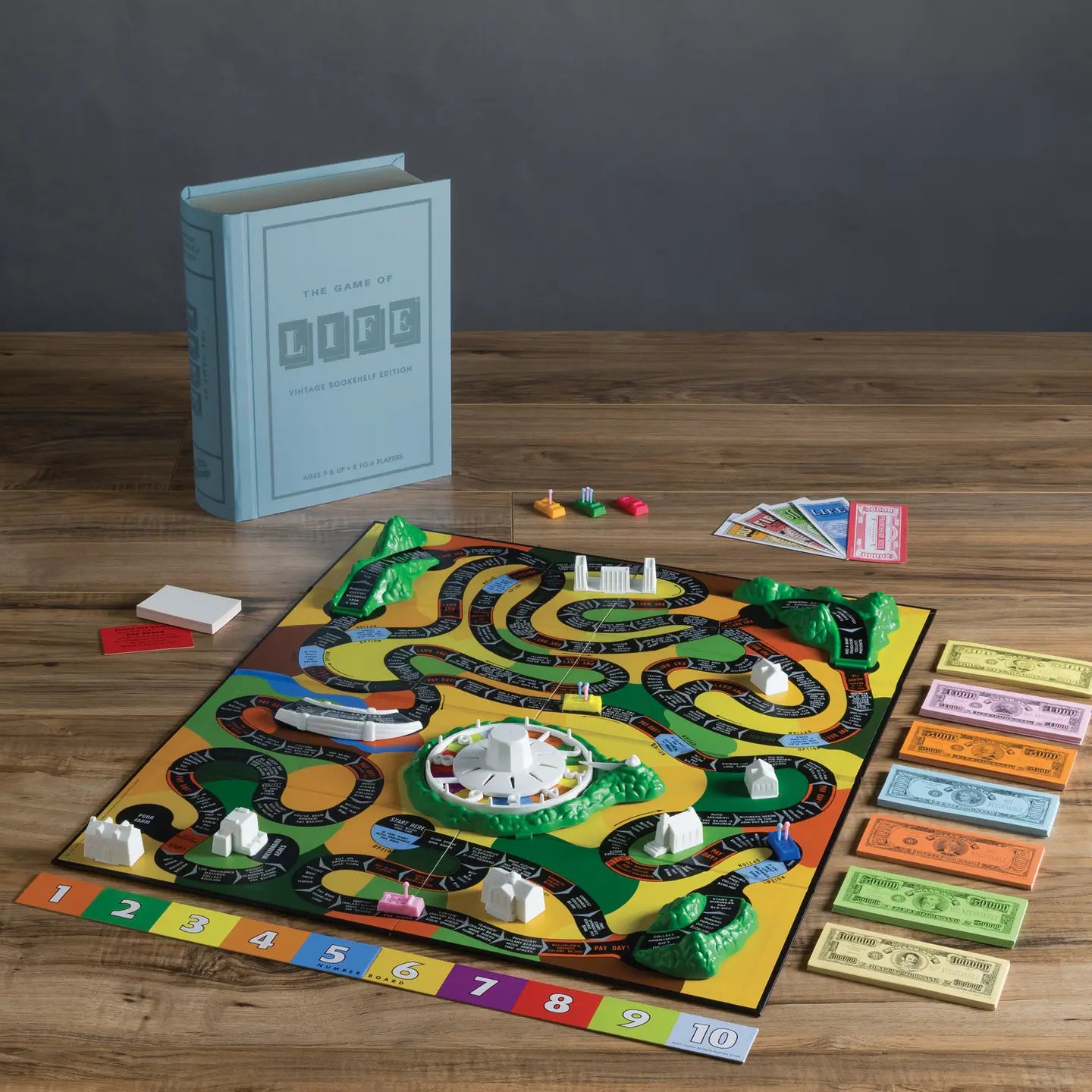 The Game of Life Vintage Bookshelf Classic Board Game