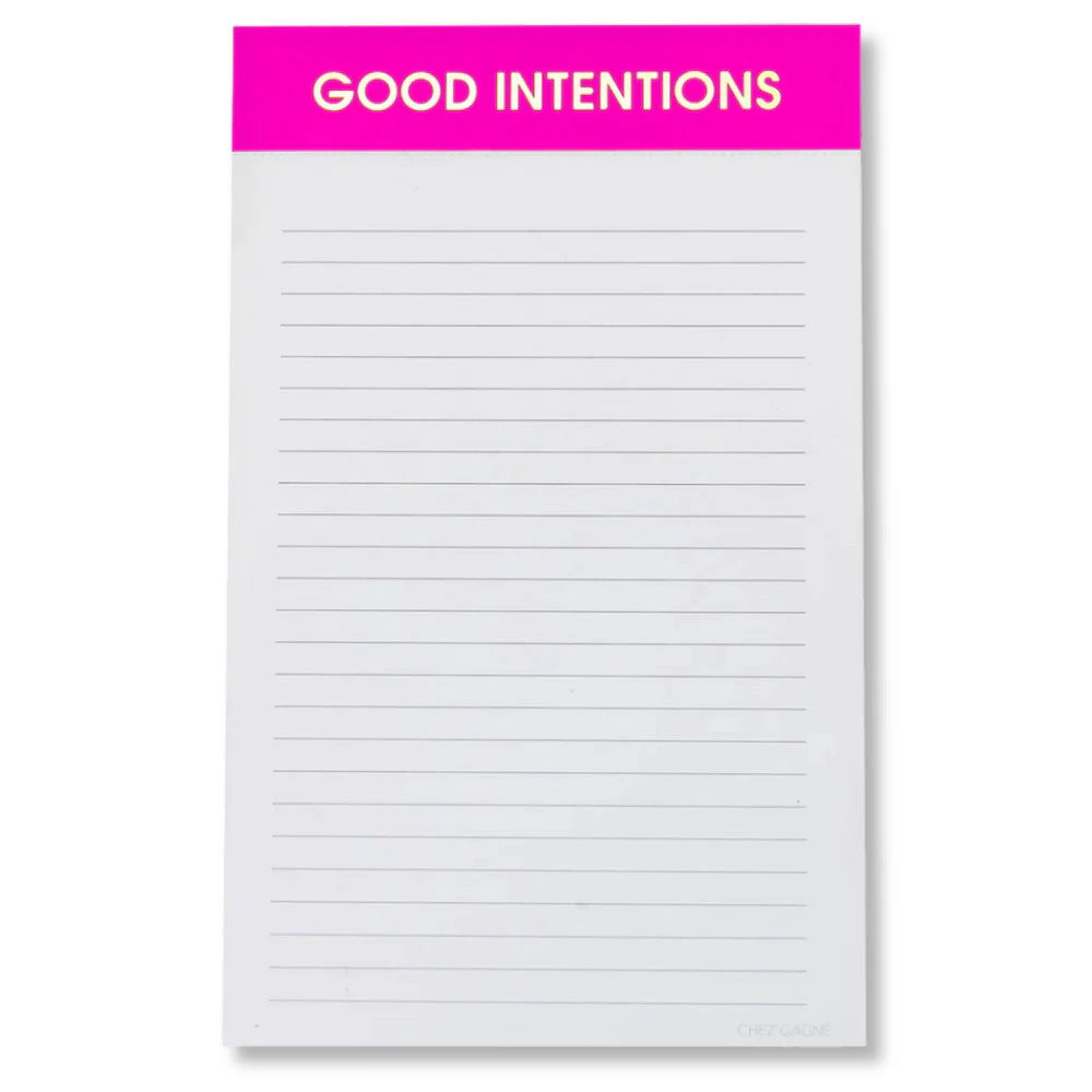 Good Intentions | Notepad