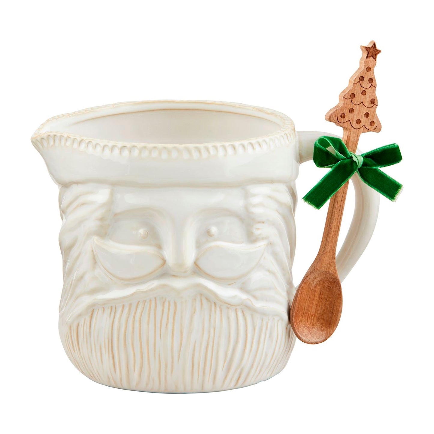 White Santa Pitcher