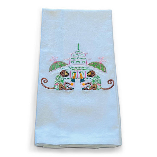 Celebrating Monkeys Cotton Towel