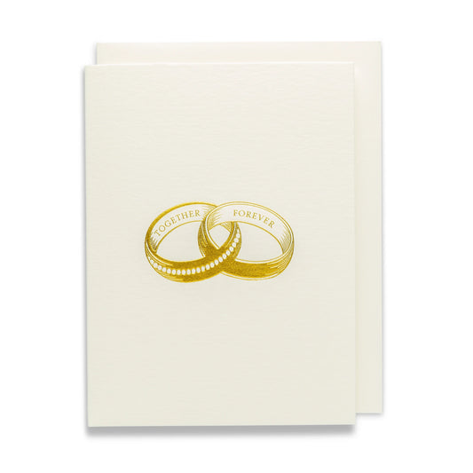 Letterpress Greeting Card | Together Forever | Wedding