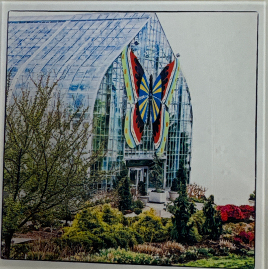 Glass Krohn Conservatory Coaster