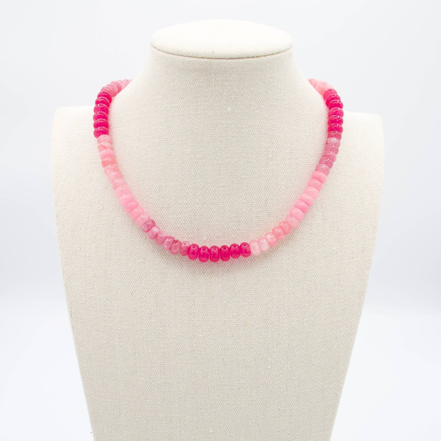 Pretty In Pink Beaded Necklace