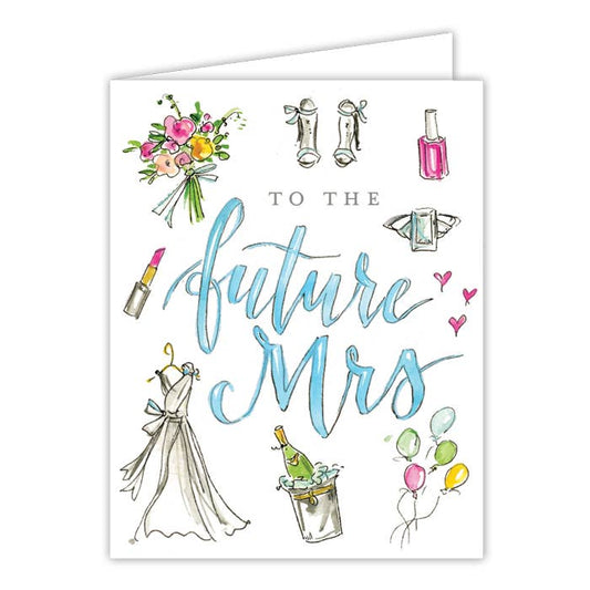 The Future Mrs Wedding Images Greeting Card
