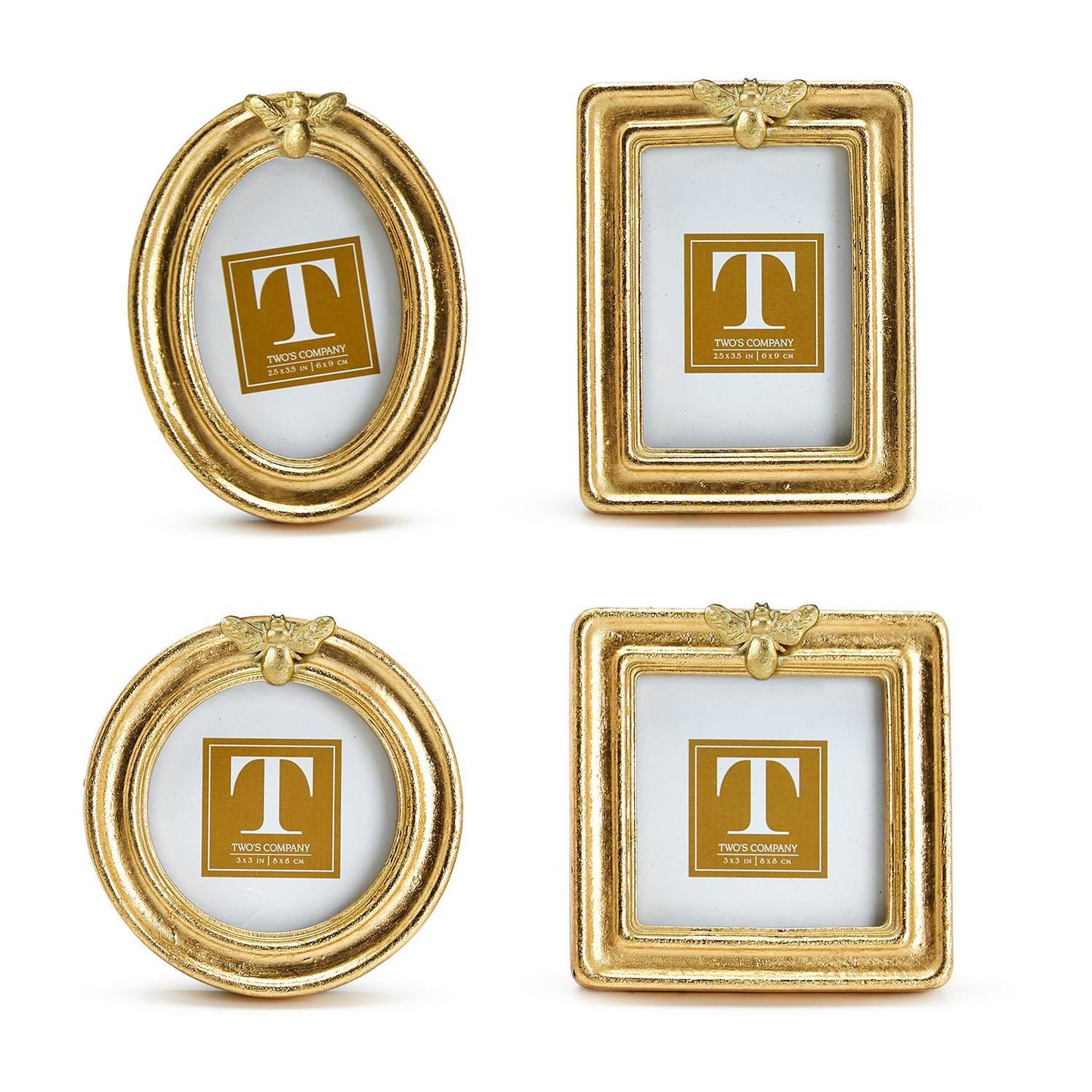 Golden Bee Photo Frame, Asst'd Shapes
