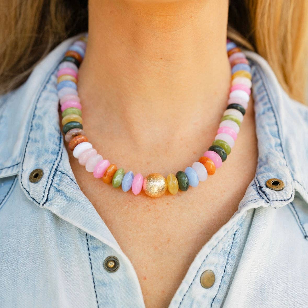 Dream in Color Beaded Necklace