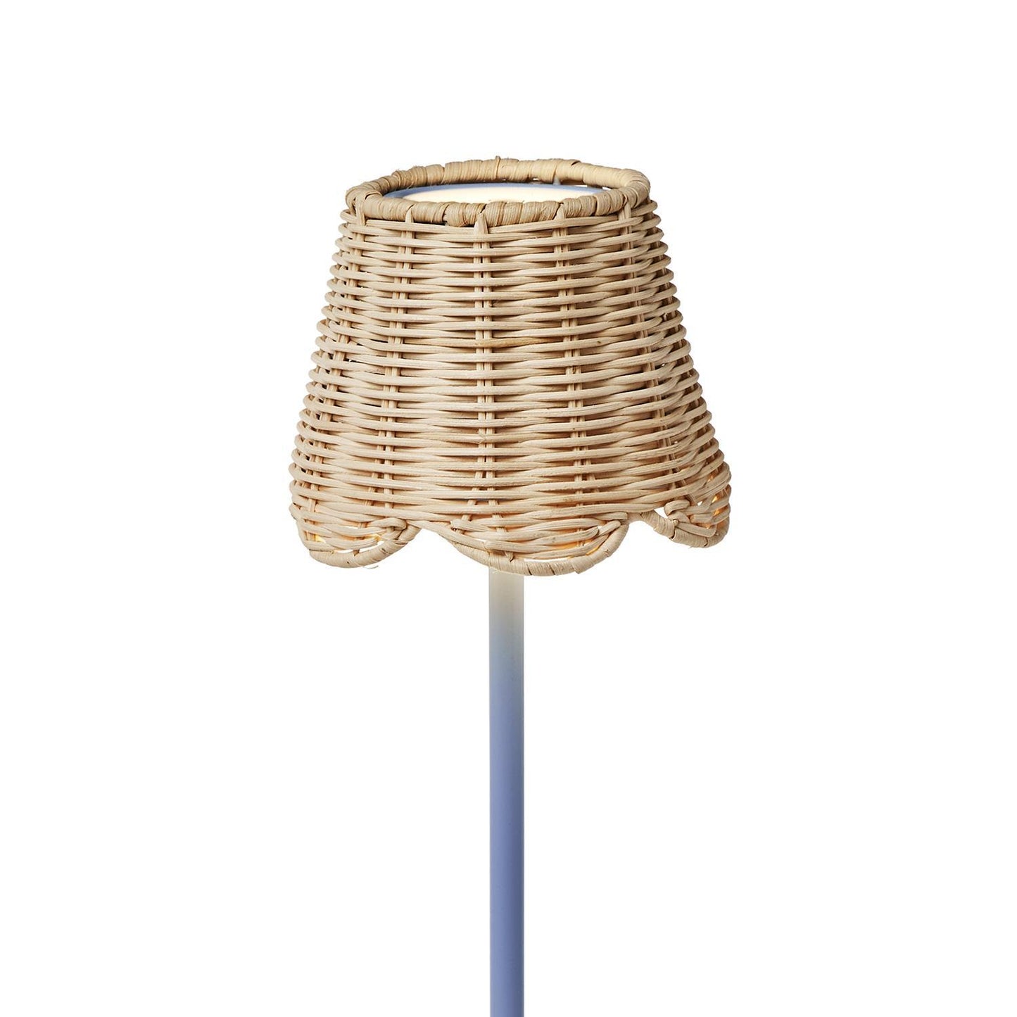 Rattan Scalloped Edge Lampshade