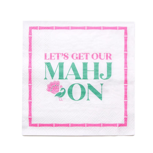 Let's Mahj Cocktail Napkins