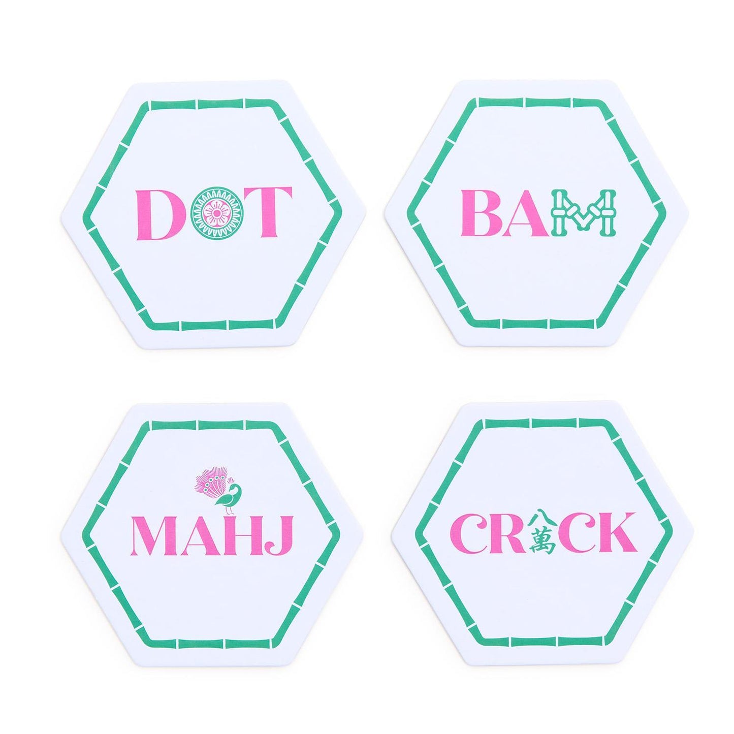 Let's Mahj Coaster Set