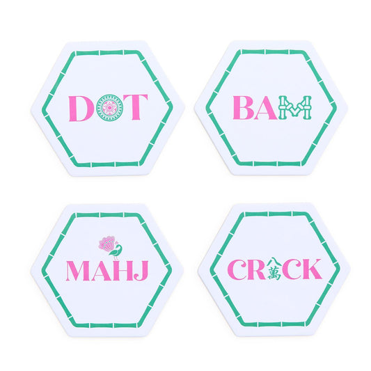 Let's Mahj Coaster Set