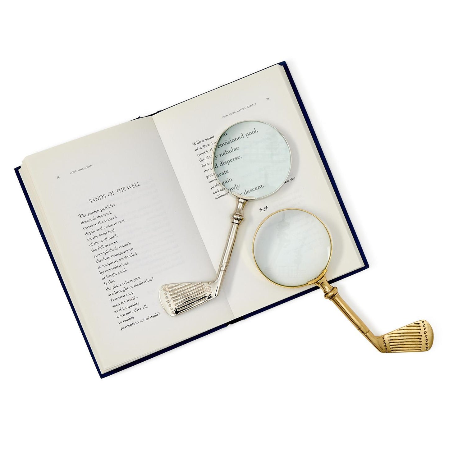 Golf Club Magnifier, Silver or Gold