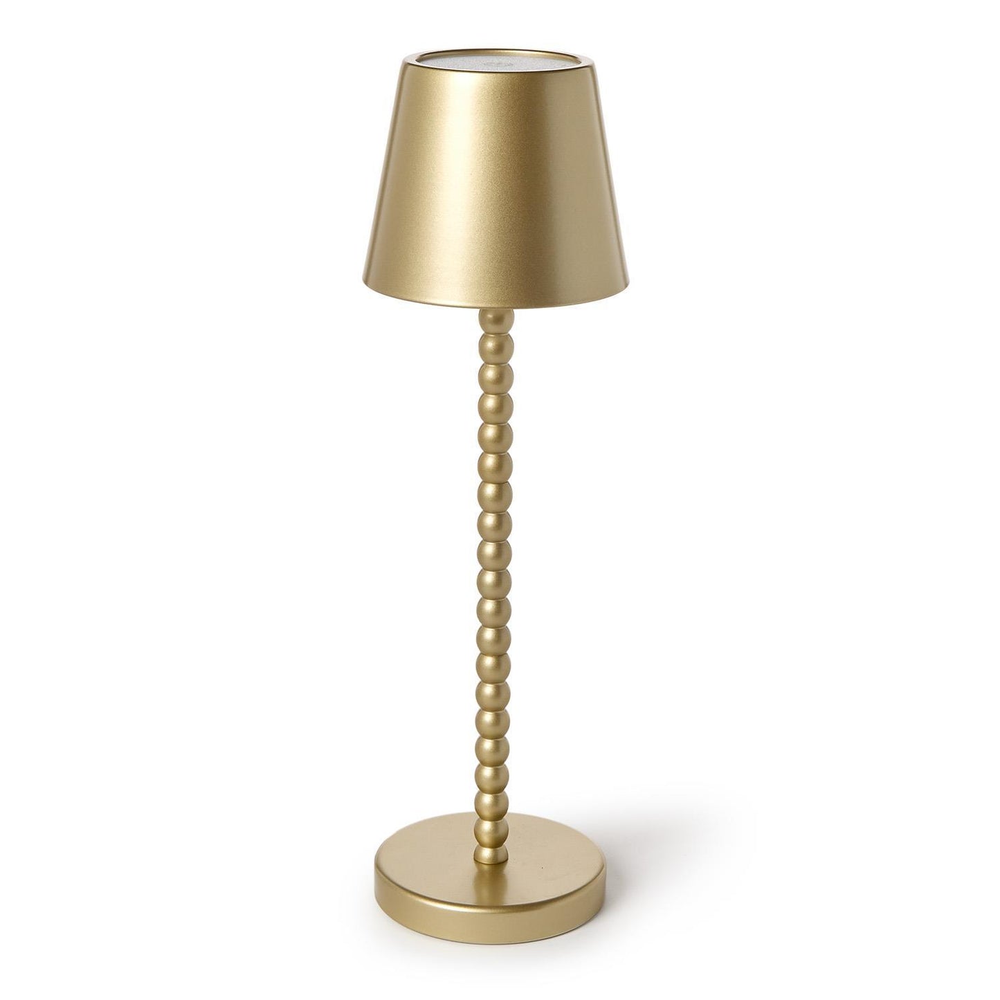 LED Cordless Gold Beaded Lamp