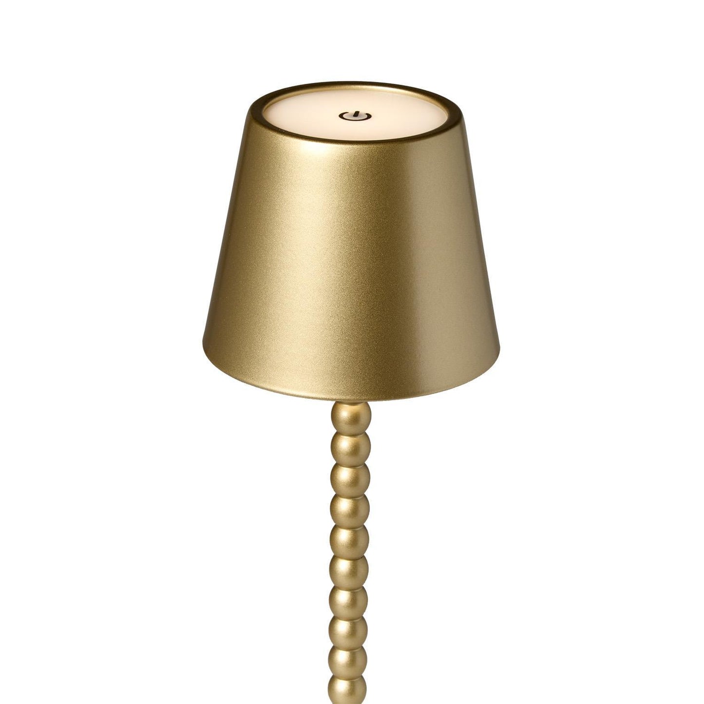 LED Cordless Gold Beaded Lamp
