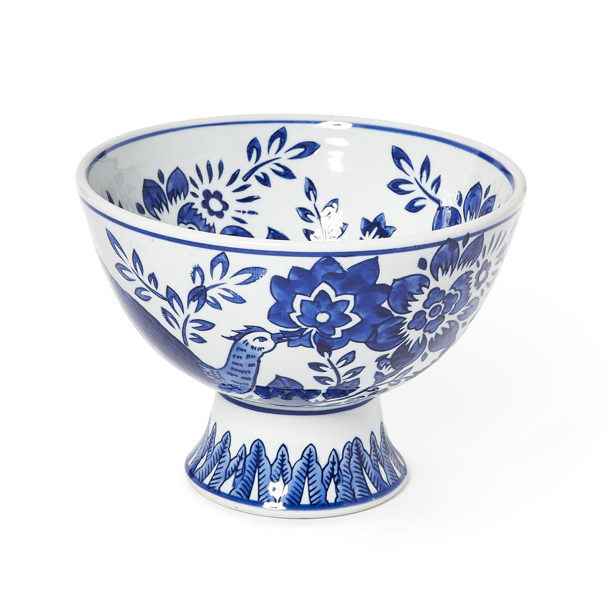 Blue Flora & Fauna Bowl