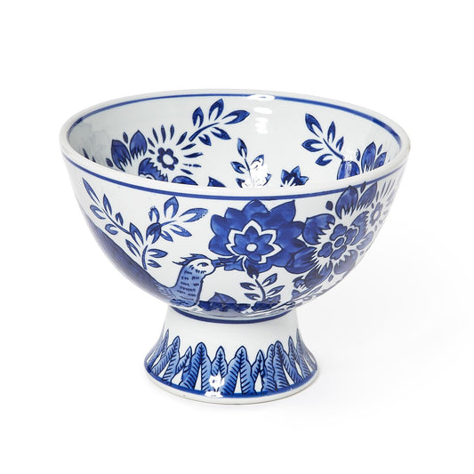 Blue Flora & Fauna Bowl