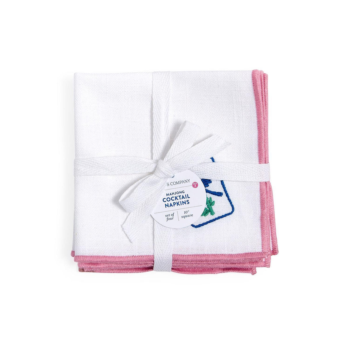 Mahjong Cloth Cocktail Napkin Set