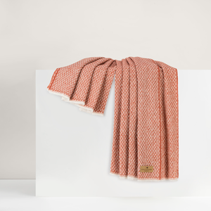 Spicy Orange Hudson Valley Throw