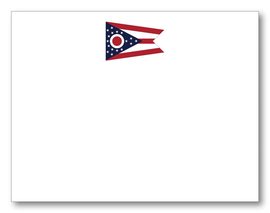 Ohio Flag Flat Notecard Set