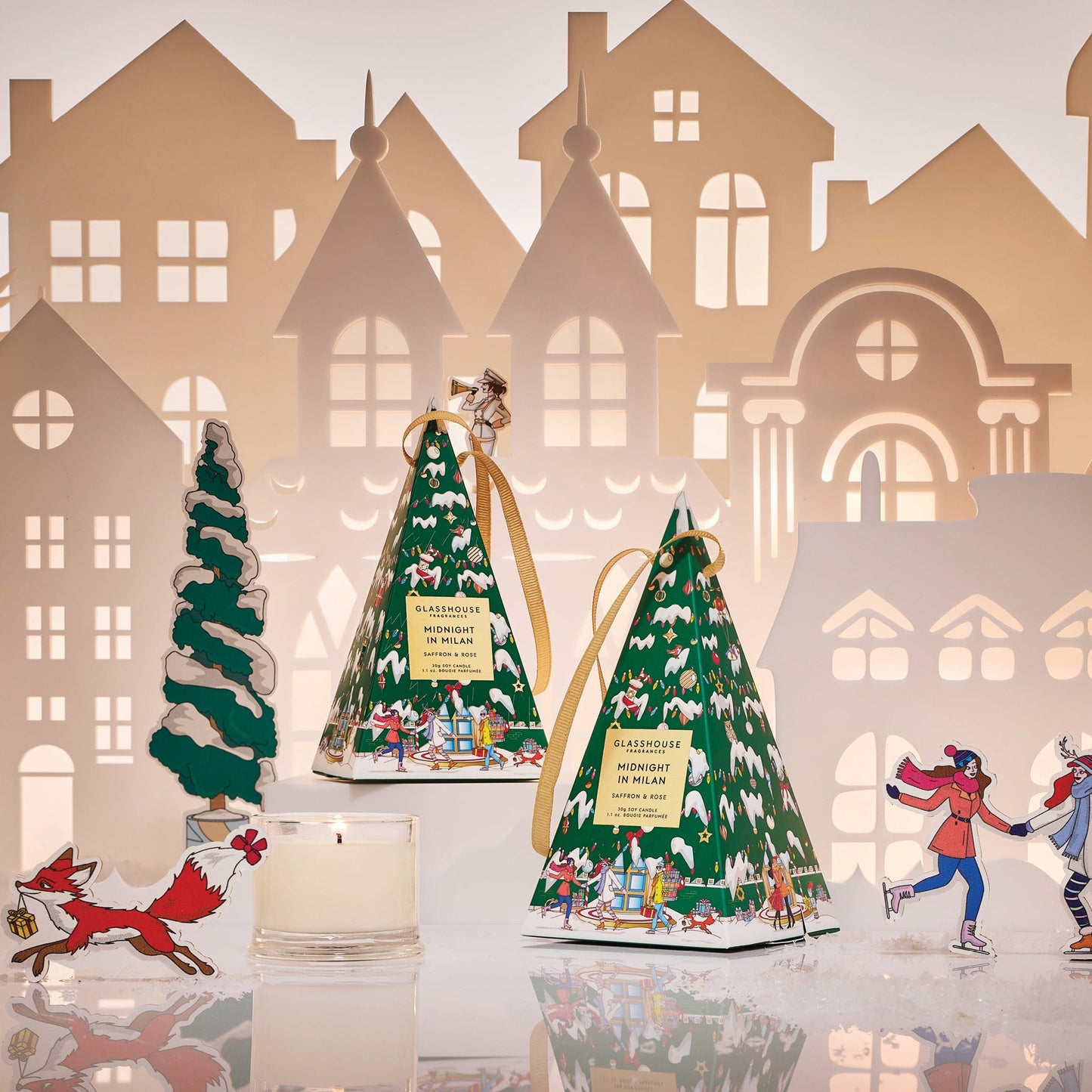 Christmas Bauble Candle | Midnight in Milan