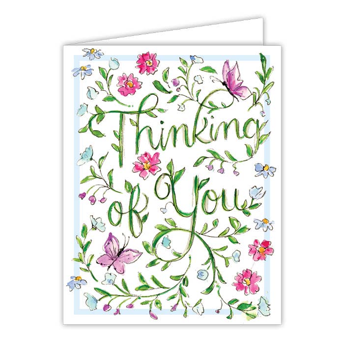 Thinking of You Pretty Posies Greeting Card