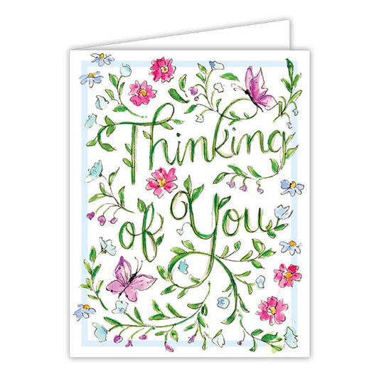 Thinking of You Pretty Posies Greeting Card