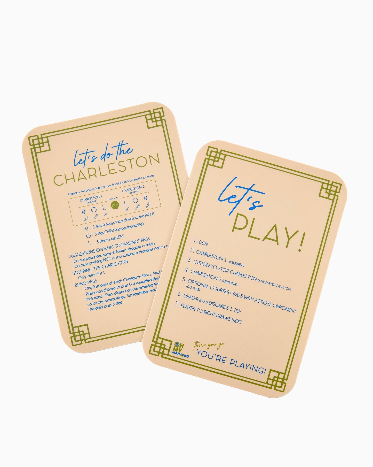Tan Mahjong Tile Shufflers