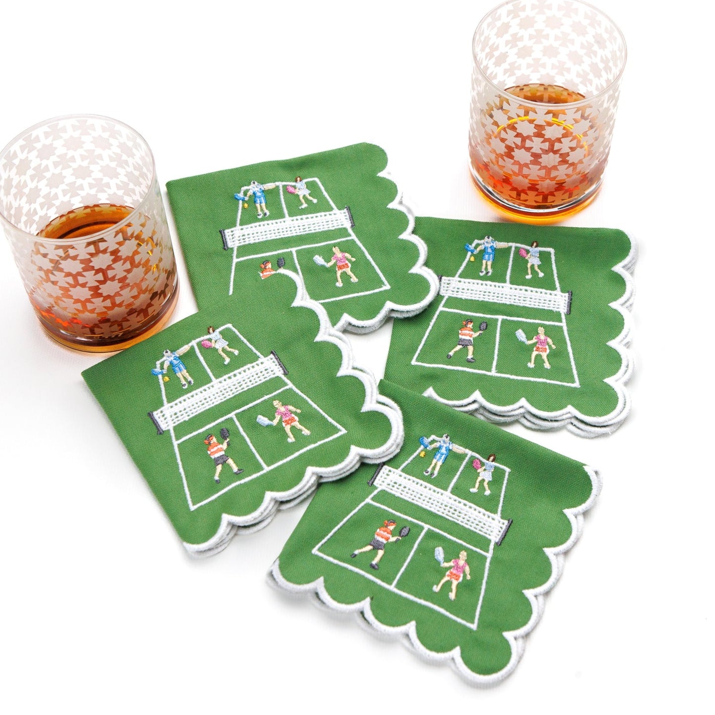 Day at the Courts Cocktail Napkin Set