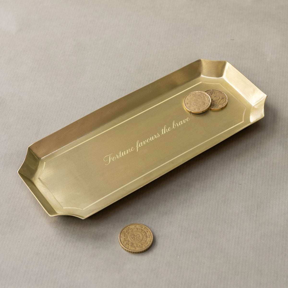 Brass Tray - Fortune Favours the Brave