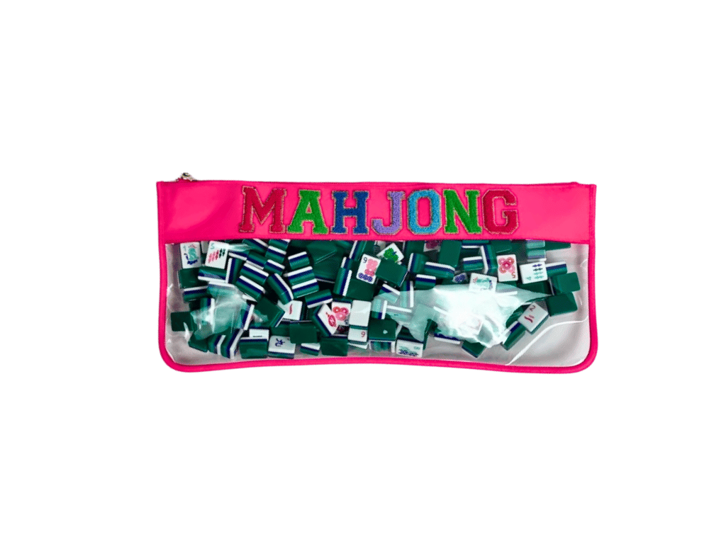 Pink Mahjong Bag