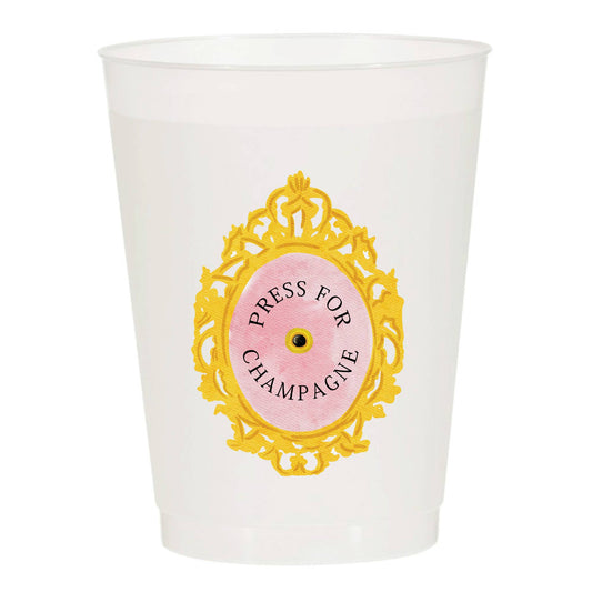 Press for Champagne Frosted Cups