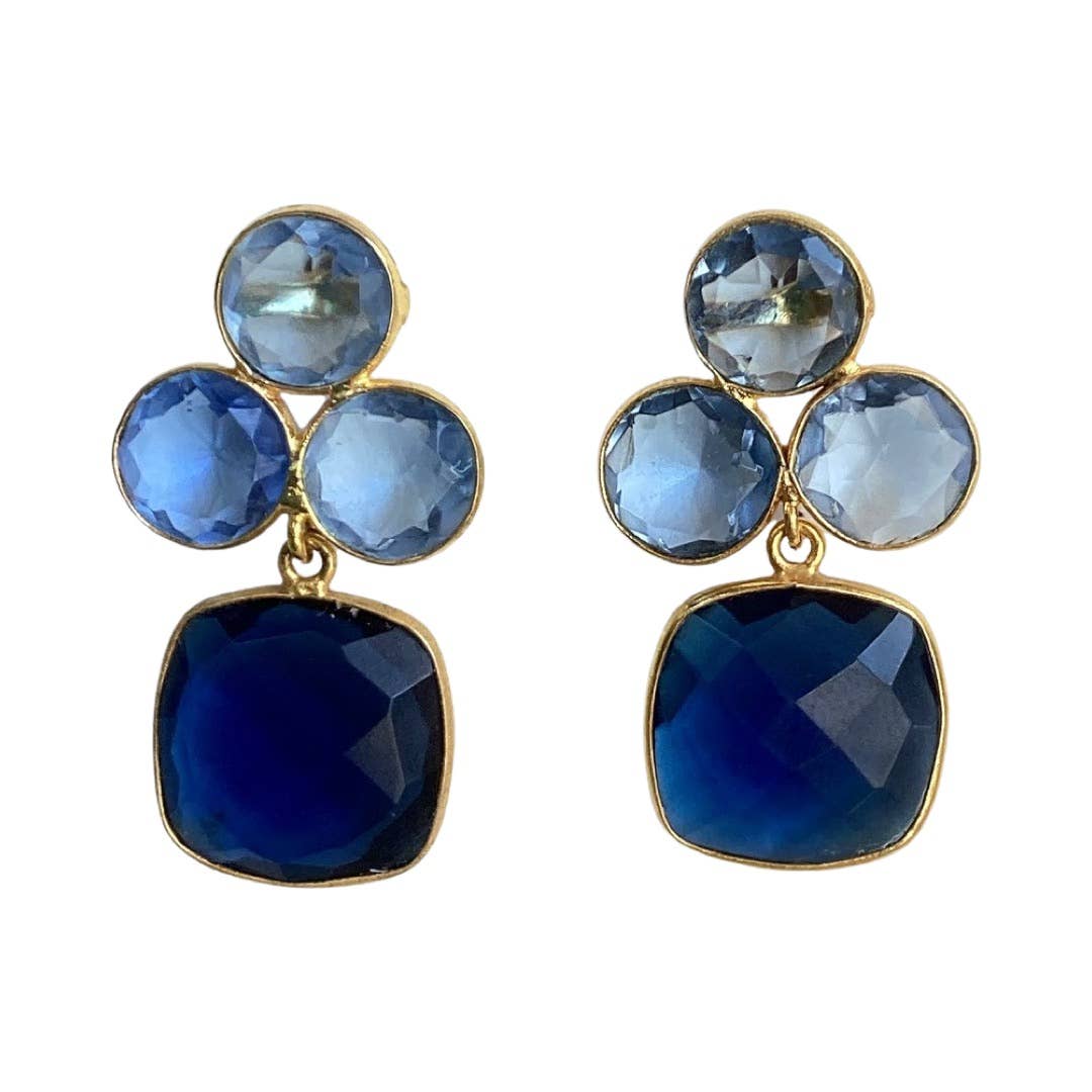 Seraphina Gold Plated Lightweight Dangle Earrings