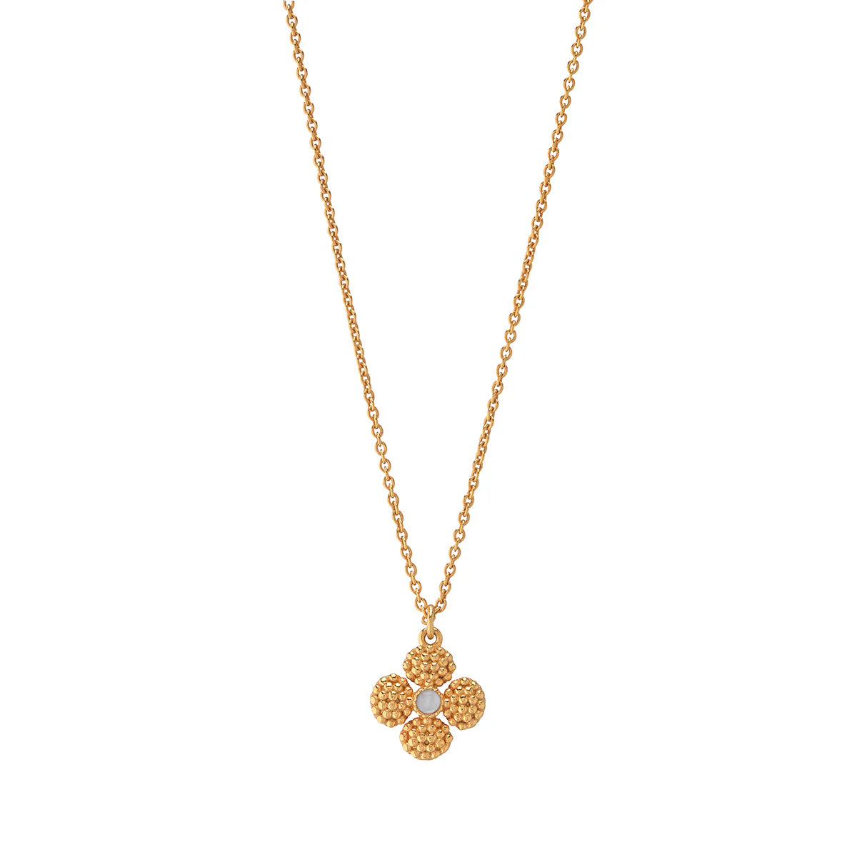 Berry Clover Double Sided Charm, 16" + 2" | MOP