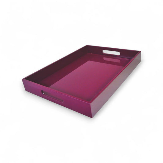 Large Serving Tray, Blackberry