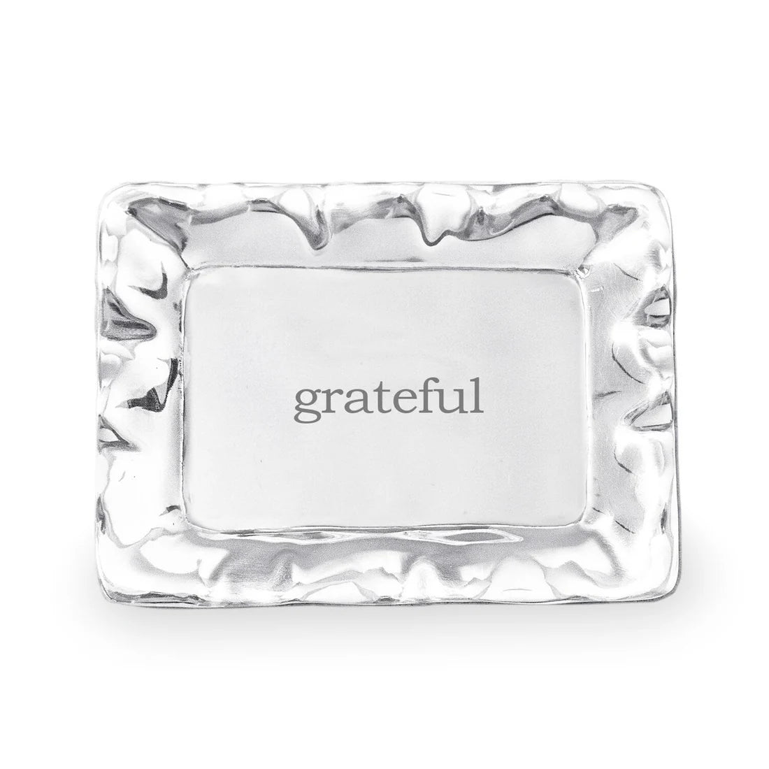 Vento Engraved "Grateful" Tray