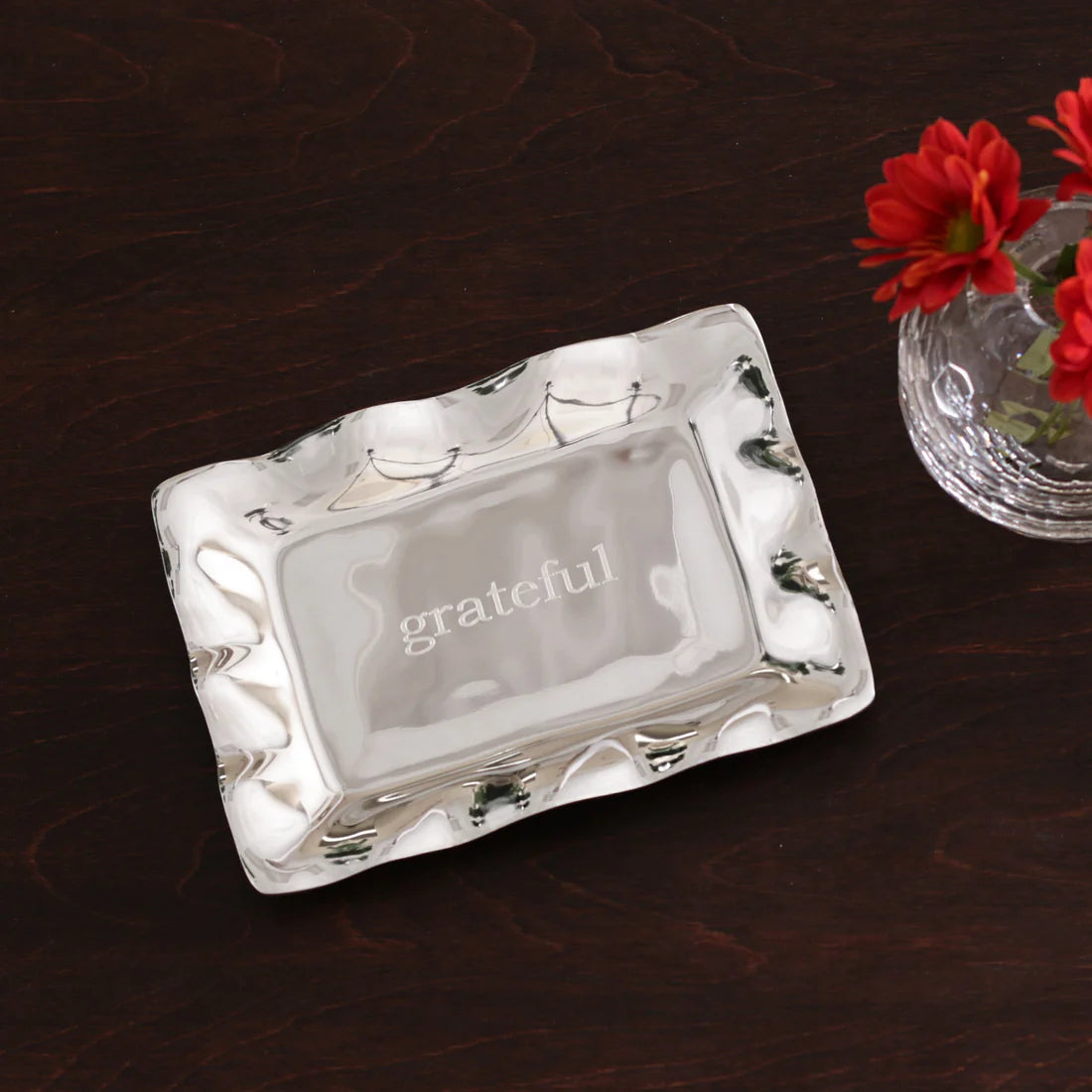 Vento Engraved "Grateful" Tray