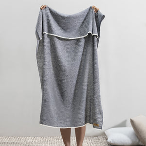 Navy Hudson Valley Throw