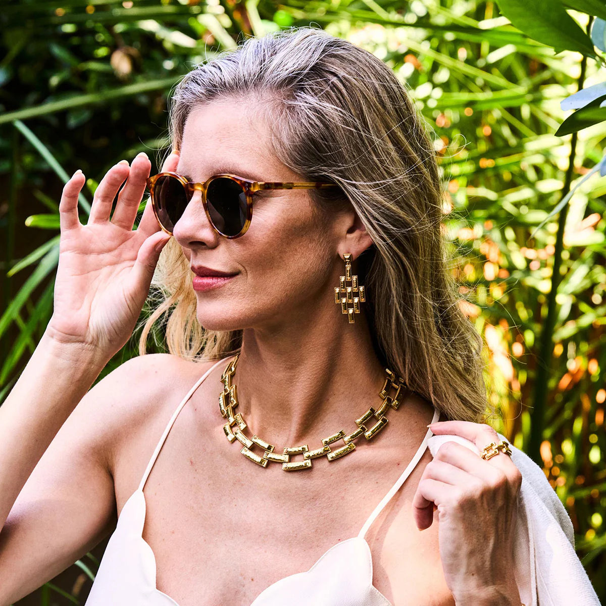Pathway Link Necklace - Gold