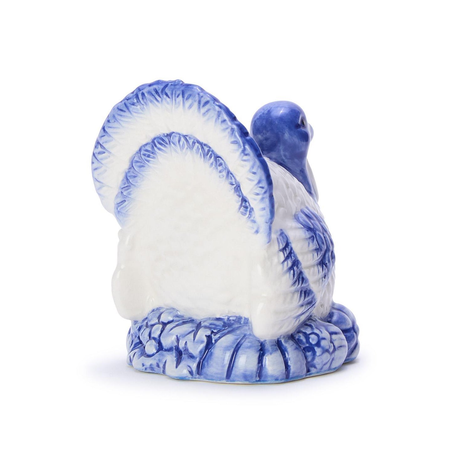 Blue + White Turkey Candleholders
