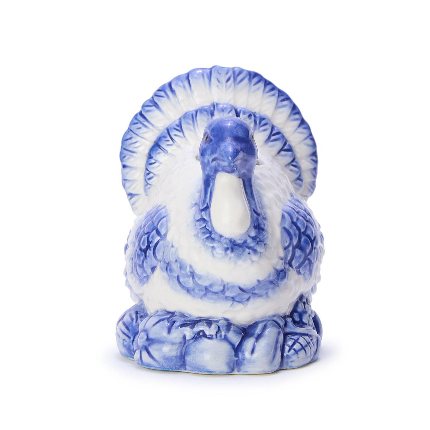 Blue + White Turkey Candleholders