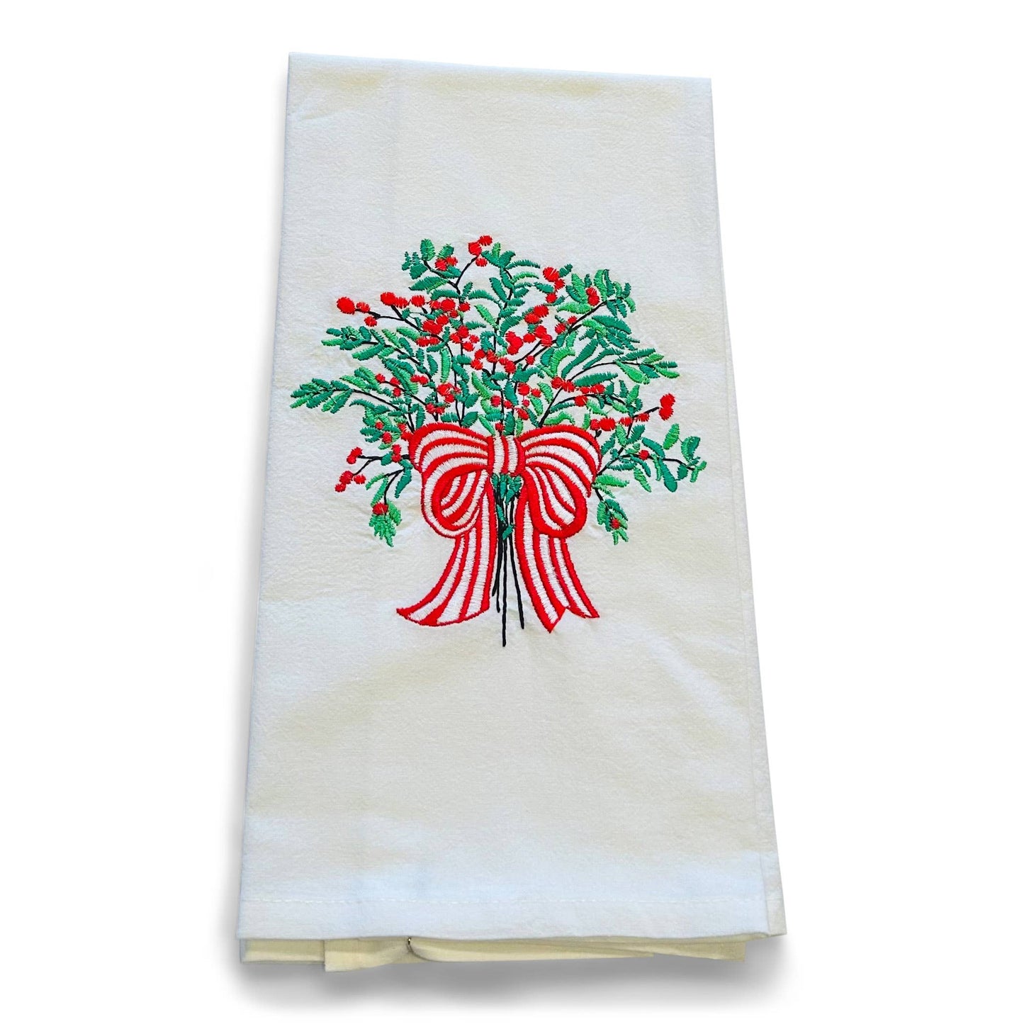 Red Berries Cotton Towel