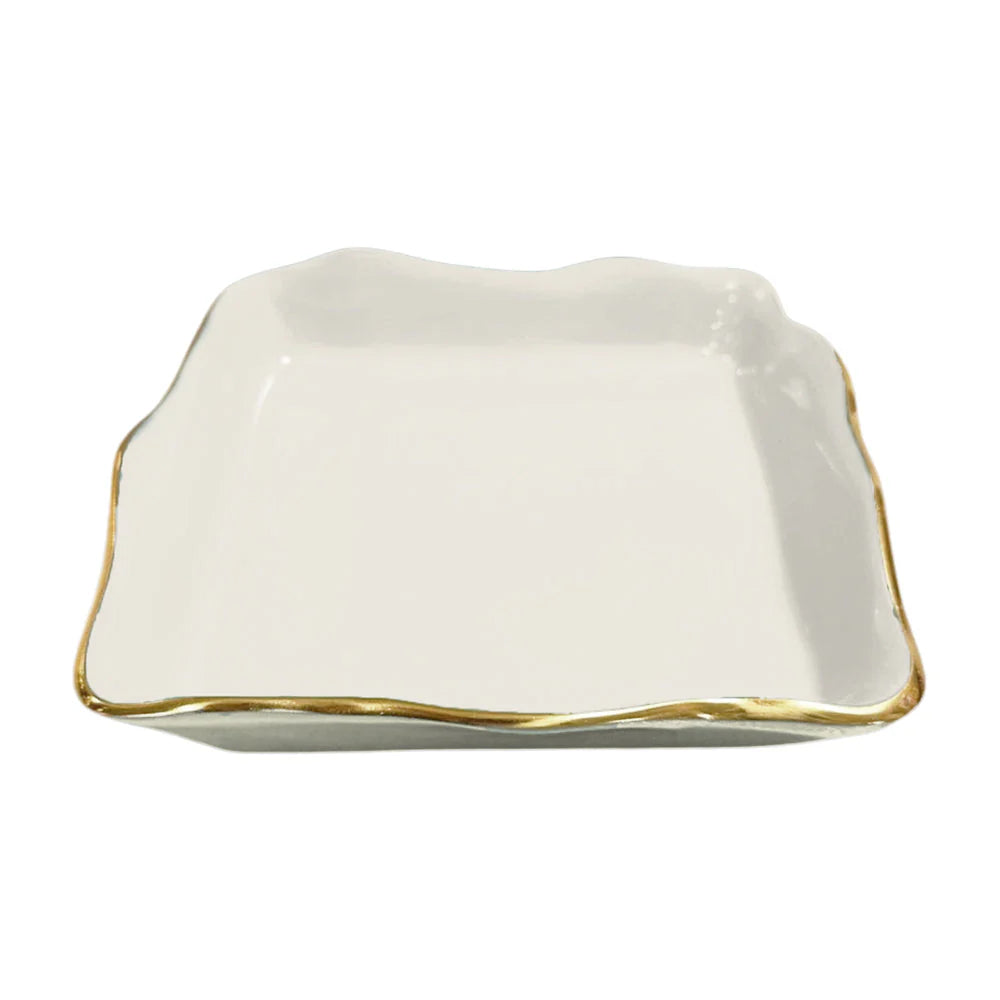 ENCANTO Devon Beverage Napkin Holder | Cream