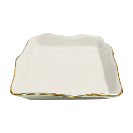 ENCANTO Devon Beverage Napkin Holder | Cream