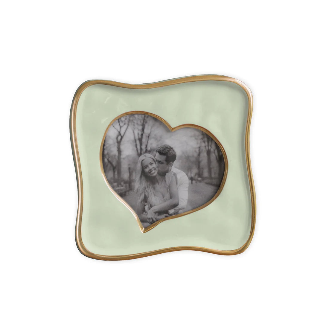 Encanto Curved Heart 5 x 5 Frame | Pistachio