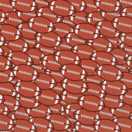 Football Paper Cocktail Napkins